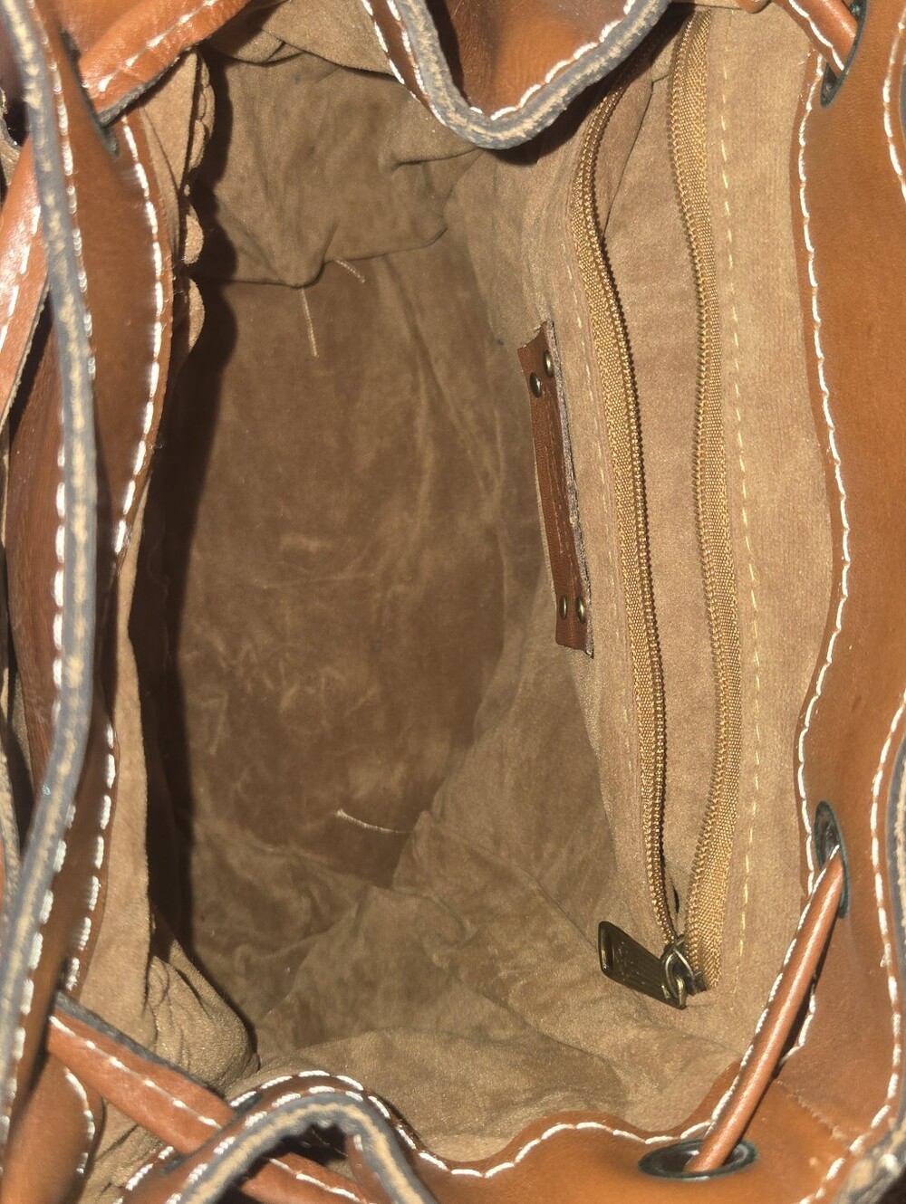 Patricia Nash Aberdeen leather backpack - Picture 6 of 8